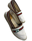 Cream Shoes Luxury Designer GCCI, Size 8.5