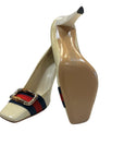 Blue & Red Shoes Luxury Designer GCCI, Size 6.5