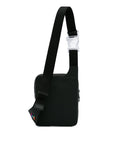 Black LV Monogram A4 Lambskin Puffer Asymmetrical Sling Bag