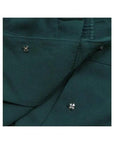 A50097 Black Caviar Skin COCO Silver Logo Zip up Long Wallet CH