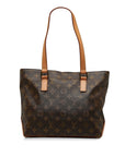 Brown LV Monogram Cabas Piano Tote Bag