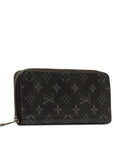Black LV Monogram Eclipse Zippy Wallet