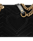 (WMNS) GCCI GG Marmont ClassicG Crossbody Bag Single Shoulder Bag Black 446744-K4D2T-1000