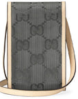 (WMNS) GCCI Logo PatternPrint Off The GridSeries SingleShoulderBag Mini DarkGray 625599-H9HAN-1263