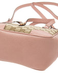 (WMNS) GCCI GG Printing Single-Shoulder Bag Brown/Pink 449241-KY9LG-8609