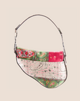 CHRISTIAN D1OR 2003 SILK PATCHWORK SADDLE BAG