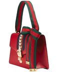 (WMNS) GCCI Sylvie SeriesGold Chain Single Shoulder Bag Small Red 524405-CVLEG-8604