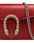(WMNS) GCCI Dionysus Series Leather Bag Single-Shoulder Bag MIni-Size Red 476432-CAOGX-8990