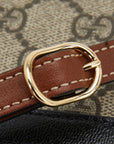 (WMNS) GCCI Padlock Metallic Logo Canvas Box Mini Ebony / Black Handbag 652683-96GAG-9785