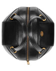 (WMNS) GCCI Unisex Leather Enamel Logo Handbag Black 536110-0PL0T-1000