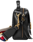 (WMNS) GCCI GG Marmont Leather Shoulder Bag Black 498100-DTDPT-8975