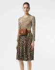 BBERRY Belted Leather TB Bag Brown