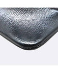 A84287 Black Vintage Leather Quilted Gabriel New Medium Clutch Bag CH
