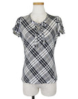 BBERRY Blue Label Cotton T-shirt Nova Check