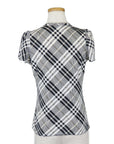 BBERRY Blue Label Cotton T-shirt Nova Check