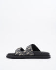 Christian D1OR Aqua Double Band Sandal Oblique Canvas EU 42 UK 8