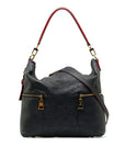 Blue LV Monogram Empreinte Melie Satchel