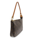 Brown LV Monogram Pochette Accessoires Shoulder Bag