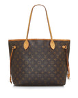Brown LV Monogram Neverfull MM Tote Bag