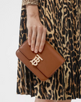 BBERRY Belted Leather TB Bag Brown