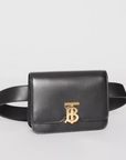 BBERRY Belted Leather TB Bag Black