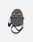 Baby Ball Bag Blue D1OR Oblique Jacquard Canvas