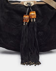 GCCI Hysteria Embossed Suede Large Indy Hobo