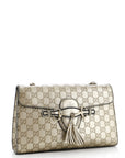 Emily Chain Flap Bag GCCIssima Leather Medium