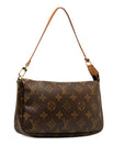 Brown LV Monogram Pochette Accessoires Shoulder Bag