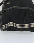 BBERRY Blue Label Tote Bag Nylon Black Auth 56630