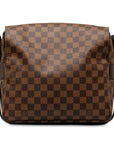 Brown LV Damier Ebene Naviglio Crossbody Bag