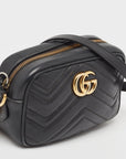 GCCI Matelassé Leather Mini Gg Marmont Crossbody Bag