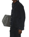 DENIM SHIRT WITH GCCI EMBROIDERY