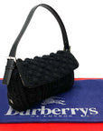 BBERRY 2way Wool Leather Handbag