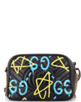 GG Marmont Shoulder Bag GCCIGhost Matelasse Leather Medium