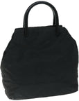 PRD Hand Bag Nylon Black Auth 66808