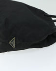 PRD Hand Bag Nylon Black Auth 66808
