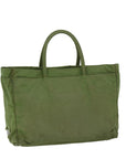 PRD Hand Bag Nylon Green Auth 68343