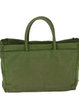 PRD Hand Bag Nylon Green Auth 68343
