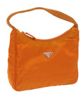 PRD Hand Bag Nylon Orange Auth 68495