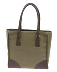 PRD Hand Bag Canvas Khaki Auth 68681