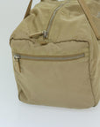 PRD Hand Bag Nylon Beige Auth 68875