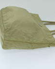 PRD Hand Bag Nylon Beige Auth 69076