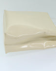 PRD Hand Bag Enamel White Auth 69200