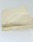 PRD Hand Bag Enamel White Auth 69200