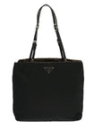 PRD Hand Bag Nylon Black Auth 69379