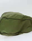 PRD Hand Bag Nylon Khaki Auth 69657
