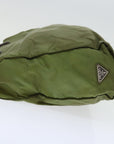 PRD Hand Bag Nylon Khaki Auth 69657