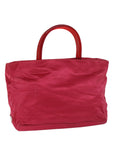 PRD Hand Bag Satin Red Auth 69745