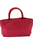 PRD Hand Bag Satin Red Auth 69745